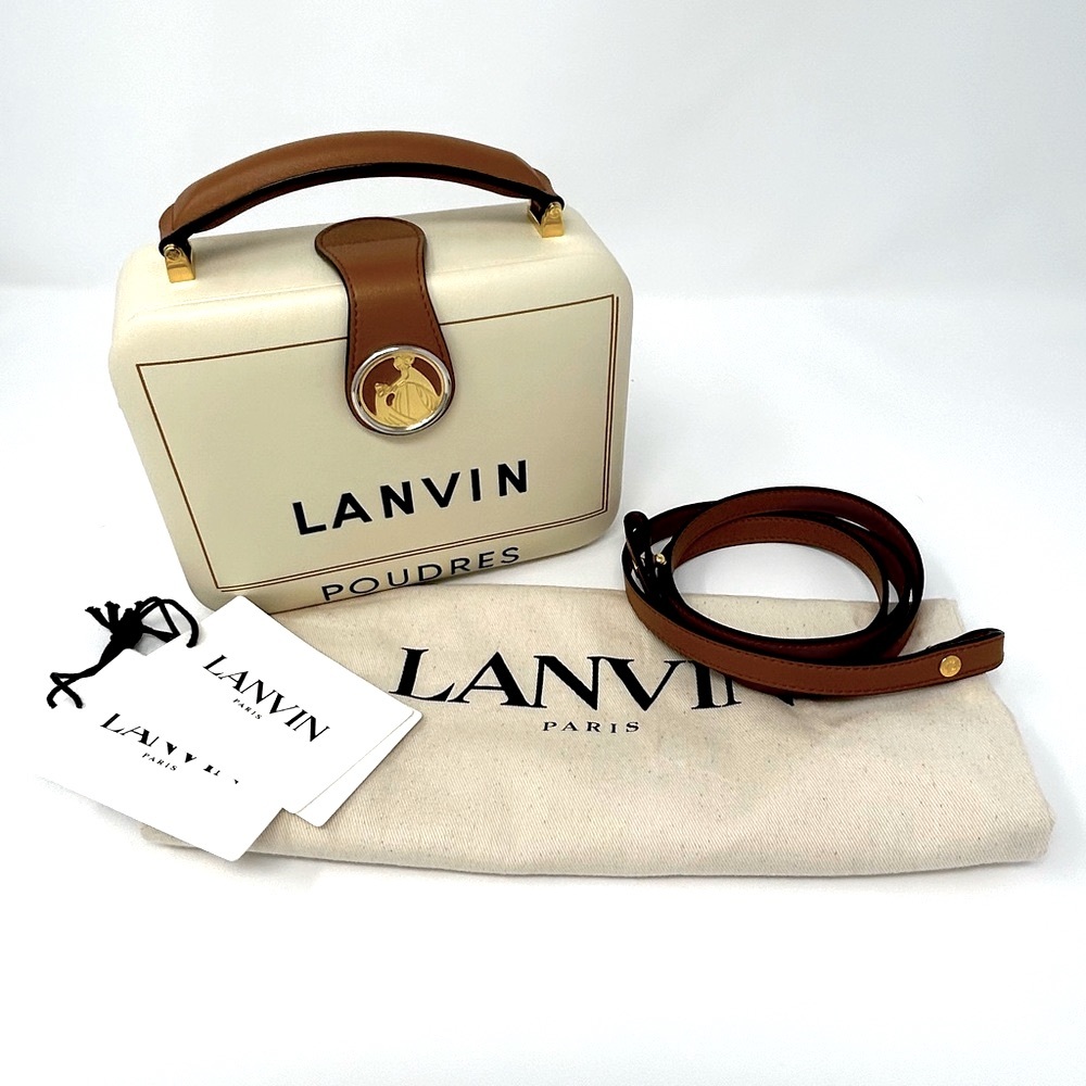 LANVIN * RUNWAY Piece * Bento minaudière Box bag w/ crossbody strap. NWT